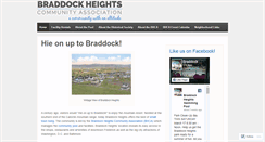 Desktop Screenshot of braddockheights.org