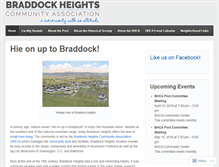 Tablet Screenshot of braddockheights.org